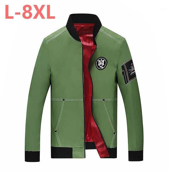 

2021 big size 8xl 7xl 6xl 5xl 4xl men's waterproof windpoof jackets men spring autumn jacket coats male brand clothing plus size1, Black;brown
