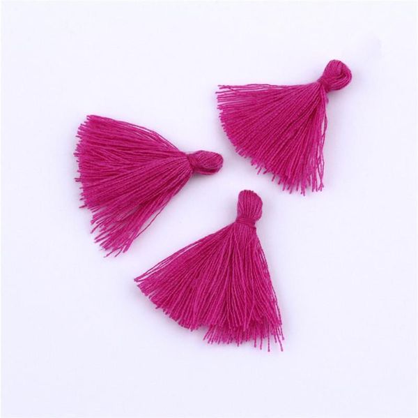 

100pcs color mini tassel fringe pendant diy craft supplies party cotton tassel trim garments curtains jewelry decor material h jllmov