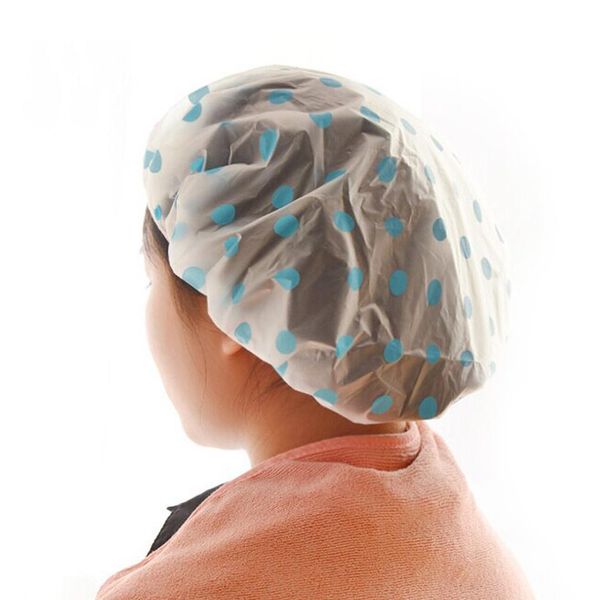 

1 шт. случайный цвет душевая капс шляпы купание caps эластичный душ шапочка очистить парикмахерские салон ванная комнаты ванна клажки банные