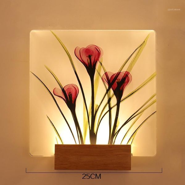 

wall lamp modern loft wood luminarias de interior lights for home appliques luminaires murales bathroom1
