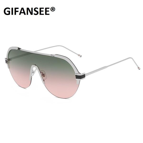 

vintage sunglasses eyewear 2020 glasses men gifansee rimless women fashion shades luxury big oversized female nbdhr, White;black