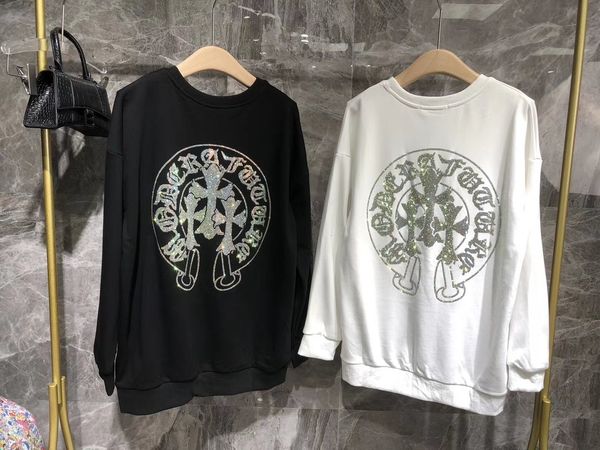 

2712 end korean slouchy style crew neck women's loose with bag, Black