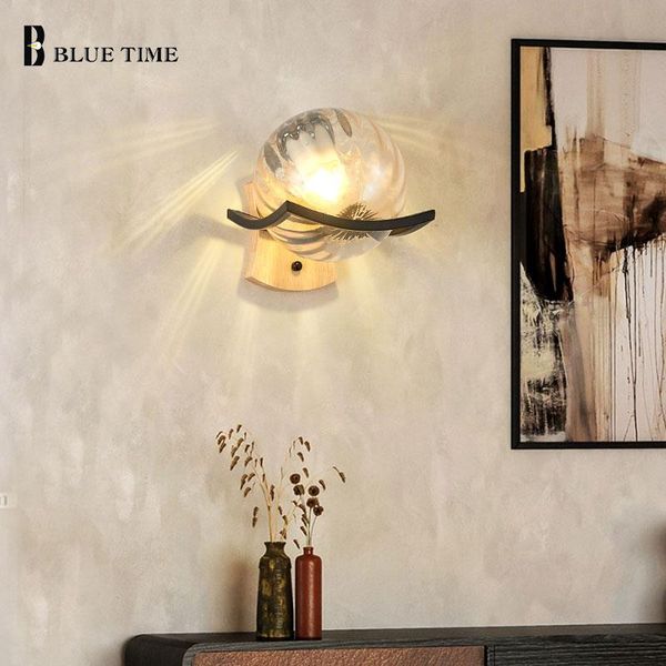 

wall lamp bedside lights led for living room bedroom dining glass sconce home indoor lighting decor lamps 12w