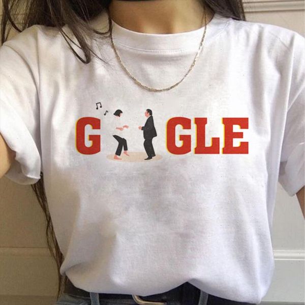 

pulp fiction aesthetic harajuku funny t shirt women ullzang mia wallace t shirt vintage grunge tshirt 90s graphic tee female, White