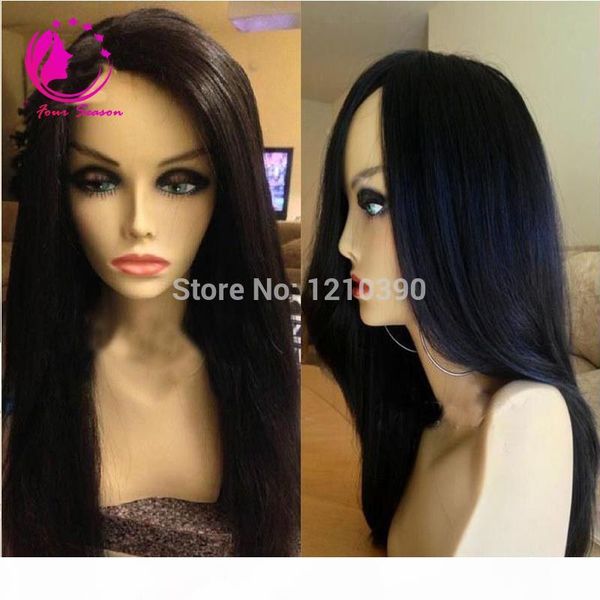 

wholesale full lace human hair wigs short with baby hair unprocessed lace front wig brazilian lace wgs for black women, Black;brown