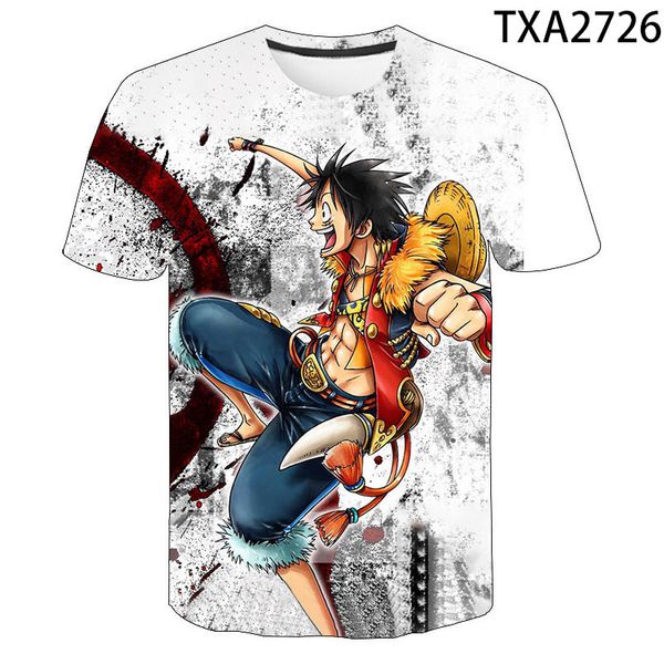 

one piece luffy boy girl printed cool 3d print shirts plus size kawaii anime men clothing