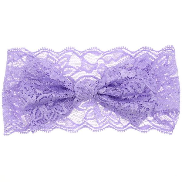 

baby hairband bow colors flower headbands for girl elastic baby haarband accessories kids headwear newborn lace diademas ninas qylujg, Slivery;white