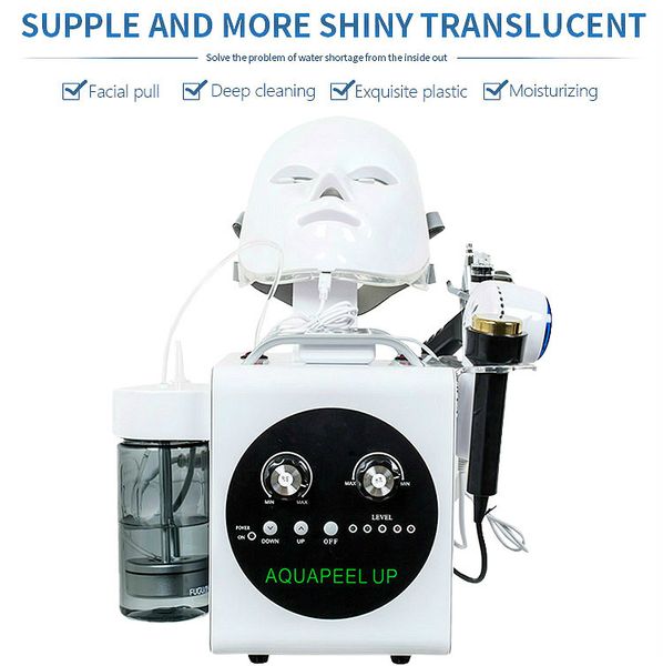 

stock in usa 5in 1 hydra facial machines rf skin rejuvenaiton microdermabrasion hydro dermabrasion bio-lifting wrinkle removal spa