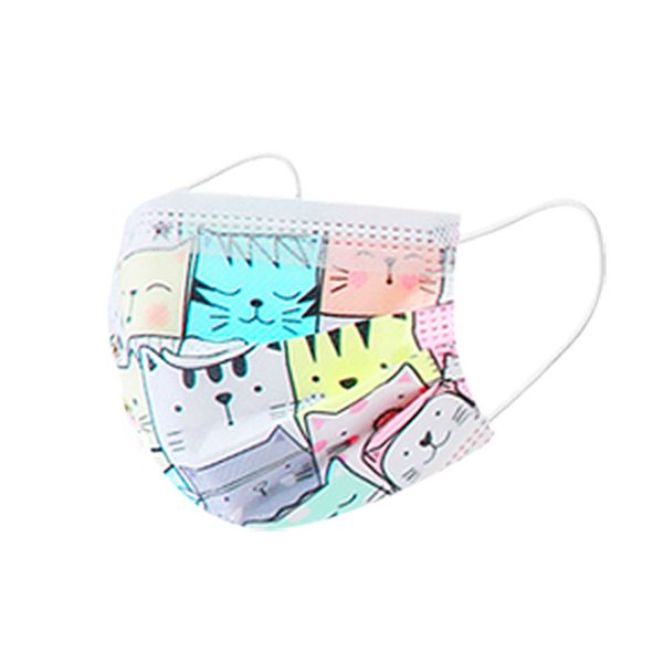 

3 non-woven face fashion 50pcs disposable layer printing patterned mouths mouth mask with design cubrebocas