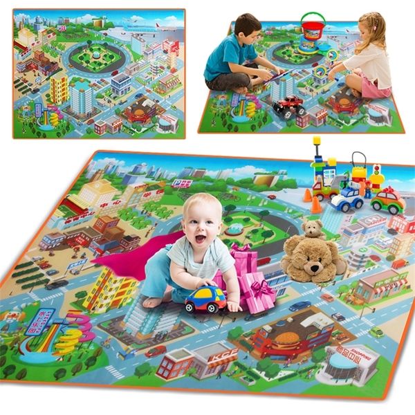 Schaum Baby Spielmatte Spielzeug für Kinder Matte Kinder Teppich Spielmatte Entwicklungsmatte Gummi Eva Puzzles Schaum Spielen Kindergarten DropShipping LJ201113