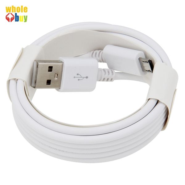 500pcs / lot Micro USB Cable 1M 2M 3M carregamento rápido cabo de dados carregador adaptador para Samsung S7 Xiaomi Huawei Android Phone microUSB cabo de fio