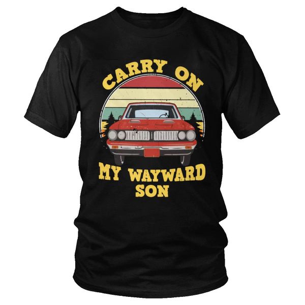 

supernatural vintage carry on my wayward son dark heather unique tee printed apparel gift fan hooded sweatshirt hoodie men t shirt