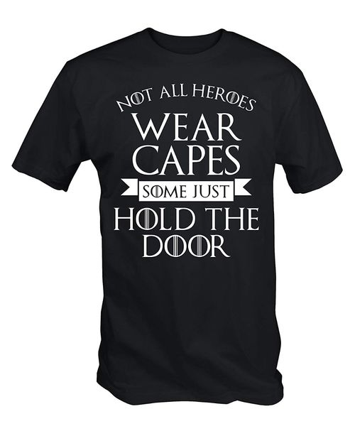 

mens not all heroes wear capes, some just hold the door new men t-shirt loose clothes tees sport hooded sweatshirt hoodie