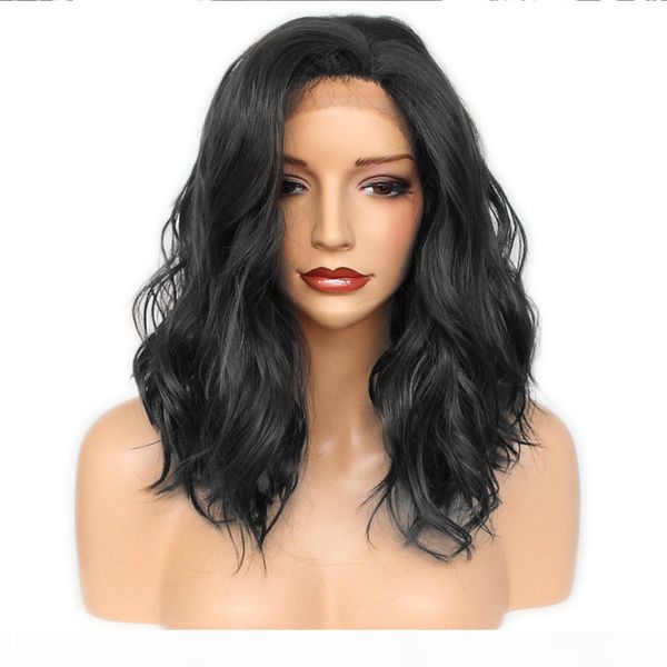 

the new product is popular in europe and the united states wig female front lace wig set big wave long curly hair full lace man hair, Black;brown