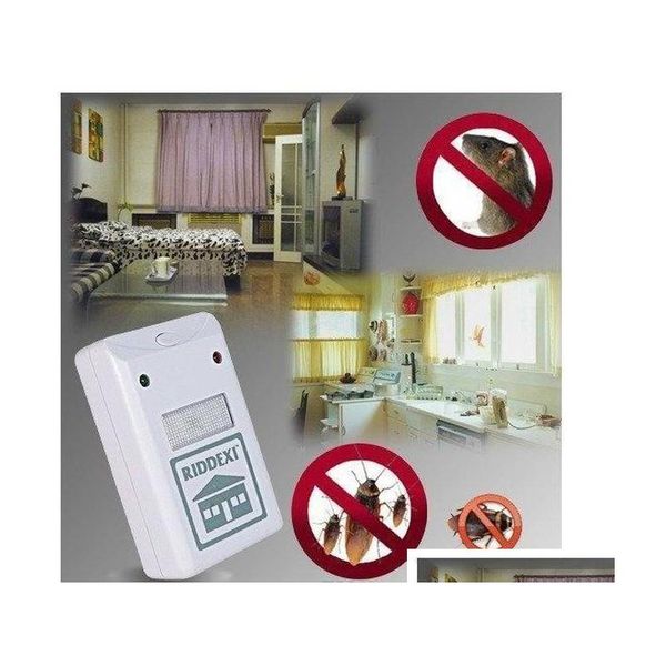 

new riddex electronic pest repeller pest repelling aid ultrasonic / electromagnetic anti mosquito mouse insect cockroa qylgrk mj_bag
