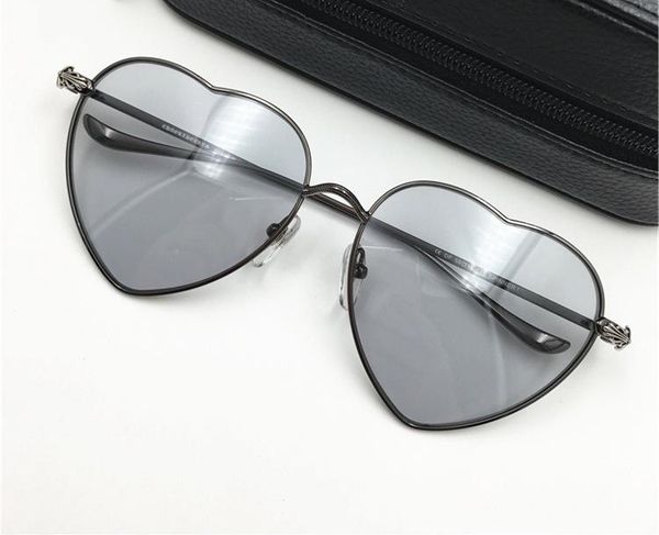 

brand designer sunglasses fashion women sunglasses heart shaped metel frame sunglasses red/blue/gray lenses sun glasses high qualitly, White;black