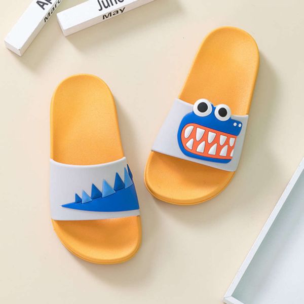 

children's slippers women's summer indoor antiskid home bathroom cute 2020 new baby parent child sandals, Black;red