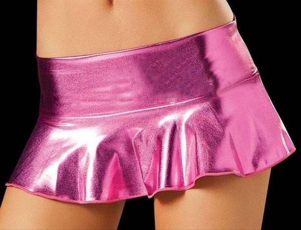 

dropped waist womens leather mini short skirt dancer stripper partywear costume clubwear pleated skirt sexy, Black