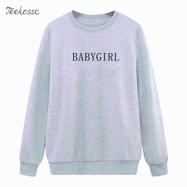 

babygirl black sweatshirt casual hoodie 2020 new brand winter autumn women lasdies pullover fleece warm loose casual streetwear1