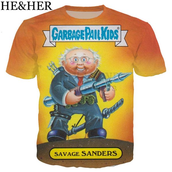 

cartoon garbage pail 3d print shirts hippie graphic hippie men clothing