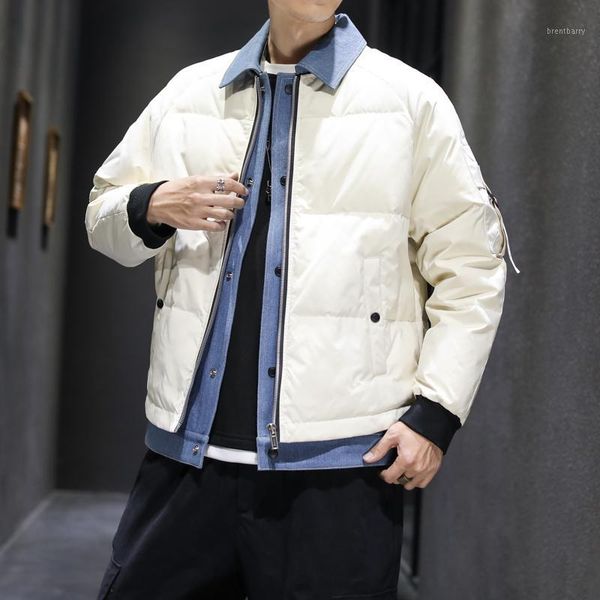 

2020 men's winter men's wear atmospheric fashion casual short wear1, Black