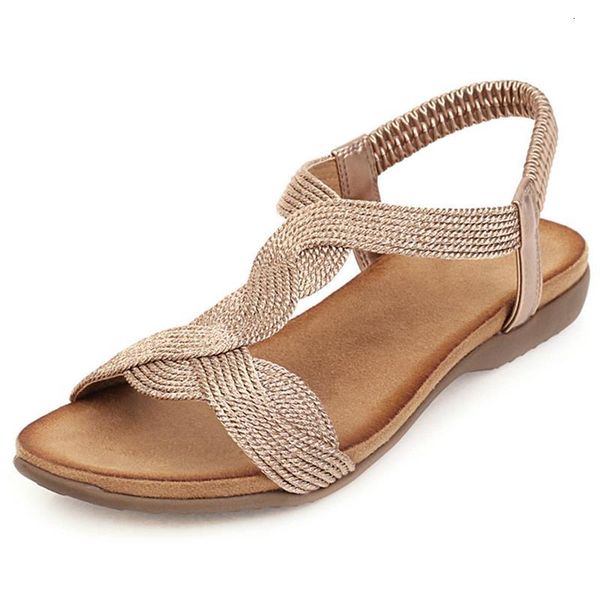 

women's 2021 new sandals, large size 34-43, gold, silver, sandals 1 1bzj, Black