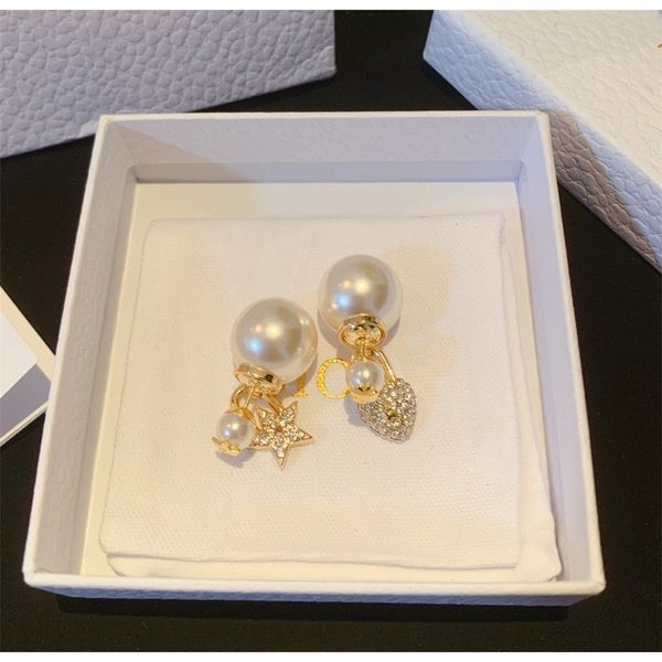 

earrings pearl new austrian style silver needle earrings
