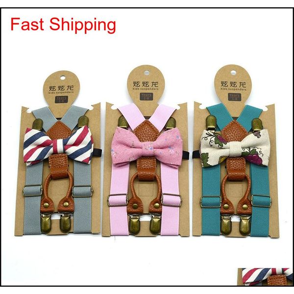 

high elastic elastic butterfly knot kids baby boys toddler wedding matching braces suspenders qylixa queen66, Black;gray