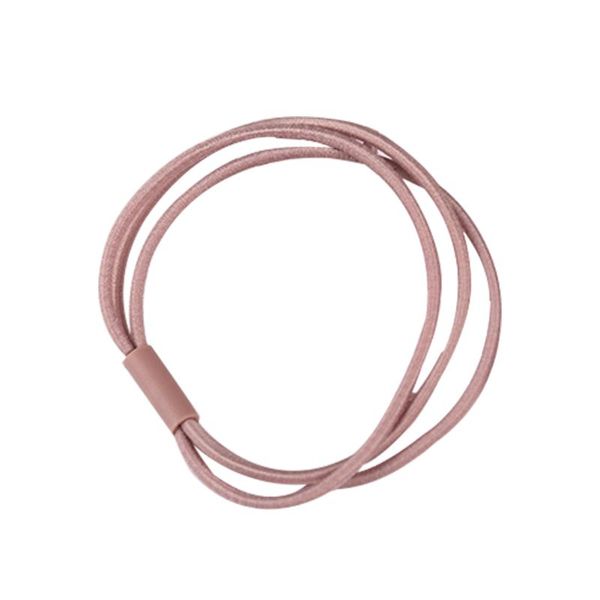 

korean headbands simple multi-layer rubber band hair ring girls tied hair rope thin lather holster ponytail holder