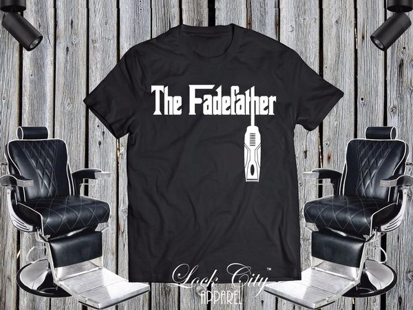 

sport the fadefather customized barber barbershop haircut t shirt 2019 t shirts for men cotton summer style men t shirt clothes