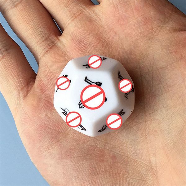 

3шт смешные сексуальные эротические кубики 12 сторона эротическое дерьмо сексуально любовь светло-кубик любовь кости игрушка светящая пара к