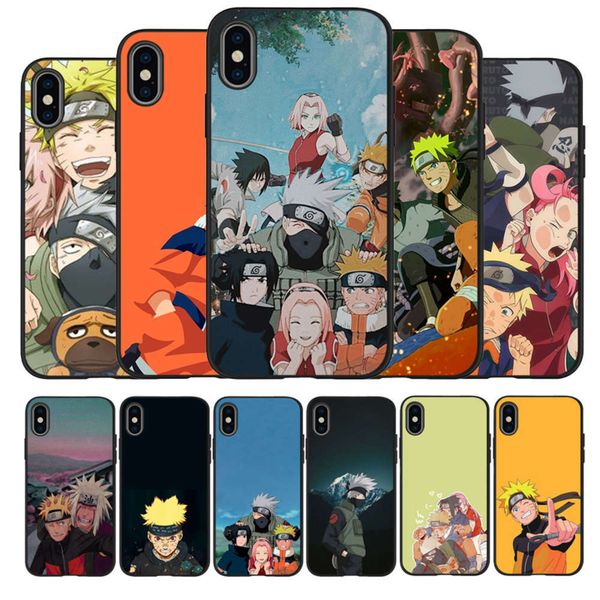 

1dwnaruto classic black case, vip 11, xr, xs, max, 7, 8, 6, 6s plus, 5, 5s, se, 2020 back cover