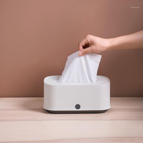

tissue boxes & napkins 1pc box simple stylish home decor multifunctional wooden plastic solid color nordic drop1
