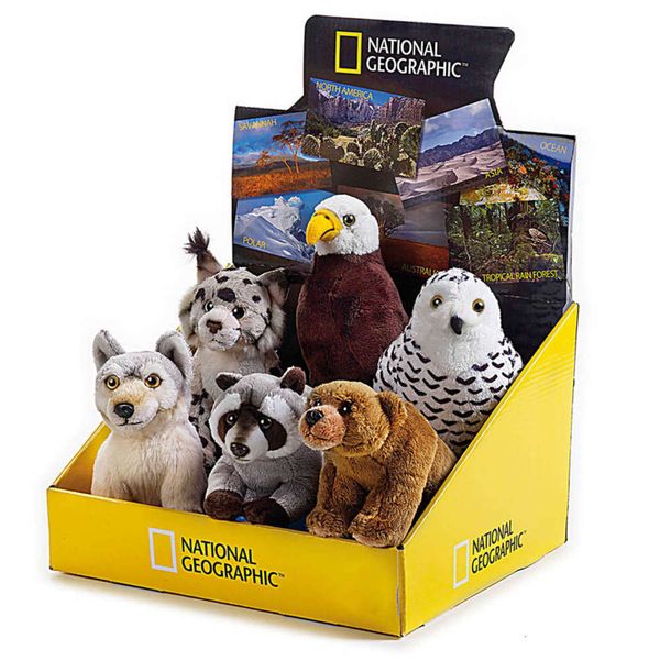 

play good toy 6 6-inch animal simulation plush label bear doll