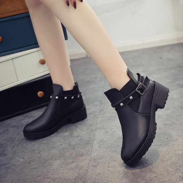 

2020 snow boots классических каблуков suede женщина ботинки зимних теплые меха плюшевой стелька голеностопной женская обувь горячих шнурки, Black