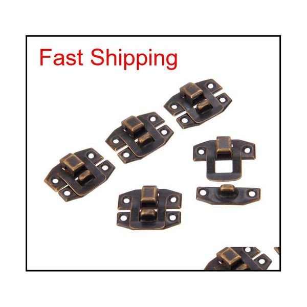 

hardware hasps dreld 20pcs antique bronze box hasp lock catch latches for jewelry box suitcase buckle clip clasp f qylpsw toys2010
