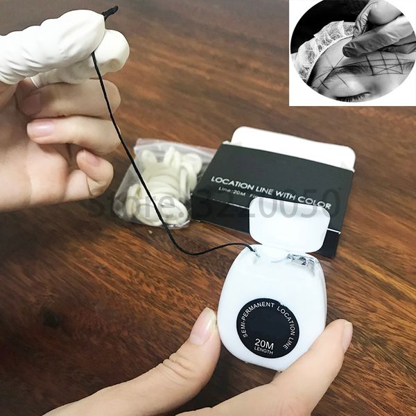

mapping pre-ink string for microblading eyebrow marker dyeing liners thread semi permanent positioning eyebrow measuring tool