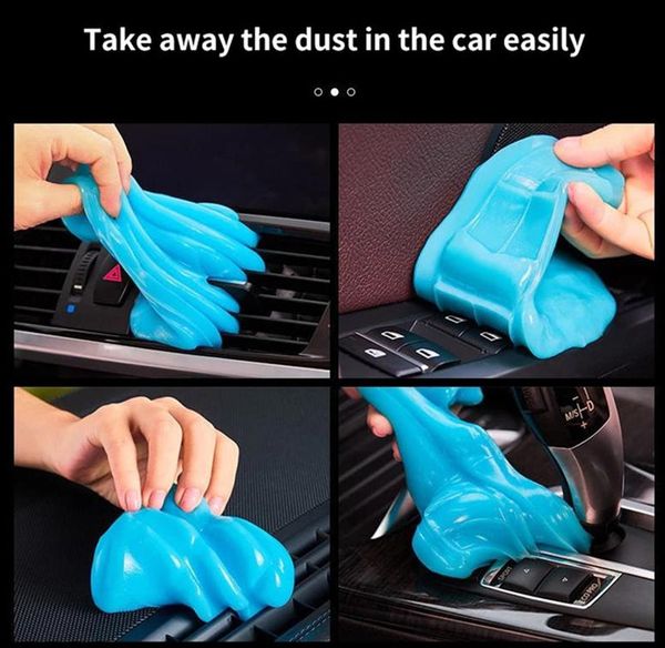 

super auto car cleaning pad glue powder magic cleaner dust remover gel home computer keyboard clean tool clean