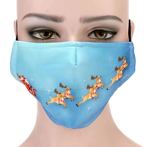 

masks xmas fashion printed christmas mask face anti dust fog snowflake mouth breathable washable reusable polyoutletbyw7