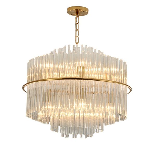 

modern luxury crystal chandelier lighting for living room dining room led lamp indoor light fixtures ac 90-260v