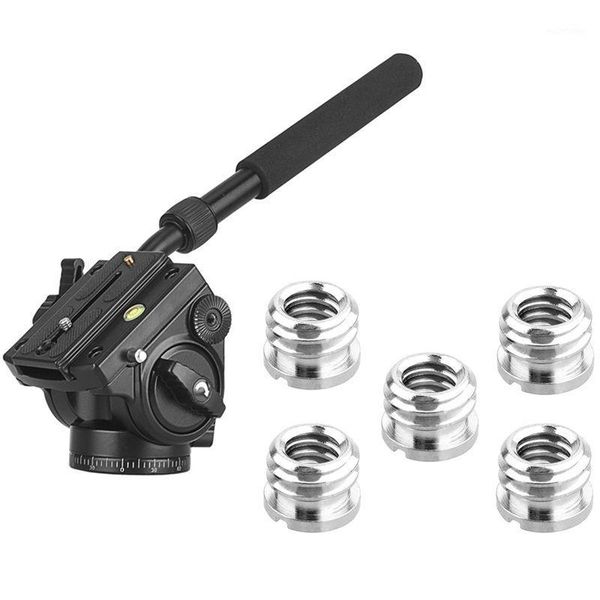 

5 pcs 1/4 to 3/8 inch convert screw standard adapter reducer bushing & 1pcs aluminum camera tripod head 18kg load1