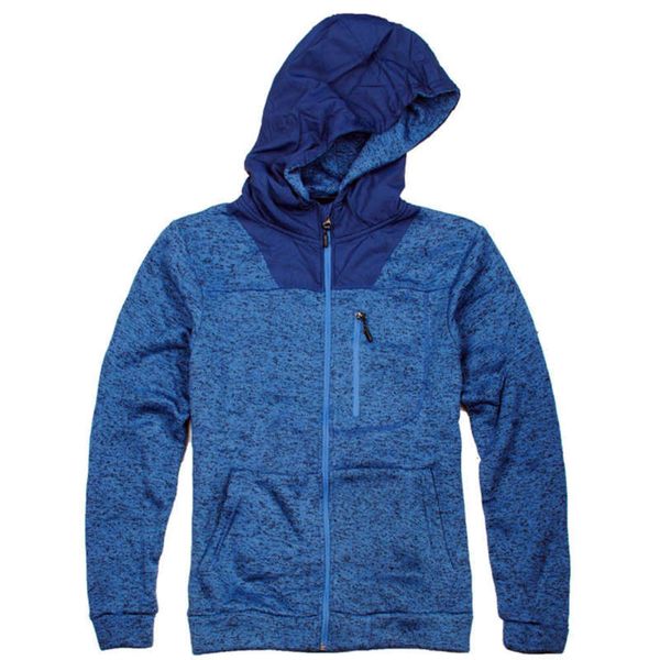 

casual knitted color matching autumn men's sports hooded cardigan zipper large size slim fit overprint, Gray