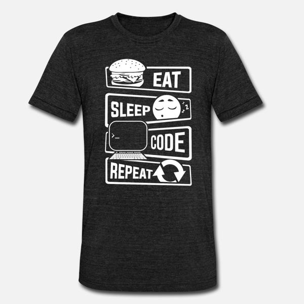 

eat sleep code repeat - computer programmer cli designers graphic t shirt humor anime vintage tracksuit hoodie sweatshirt