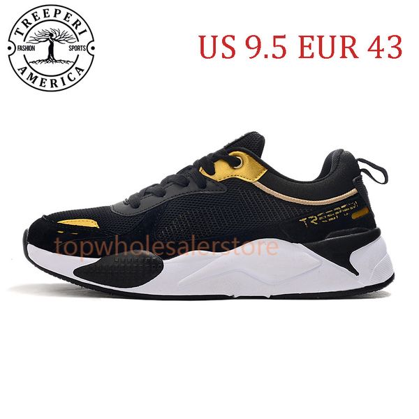 

treeperi fashion chunky 2.0 soft sole running shoes black metallic gold us 9.5 eur 43 for men trainers