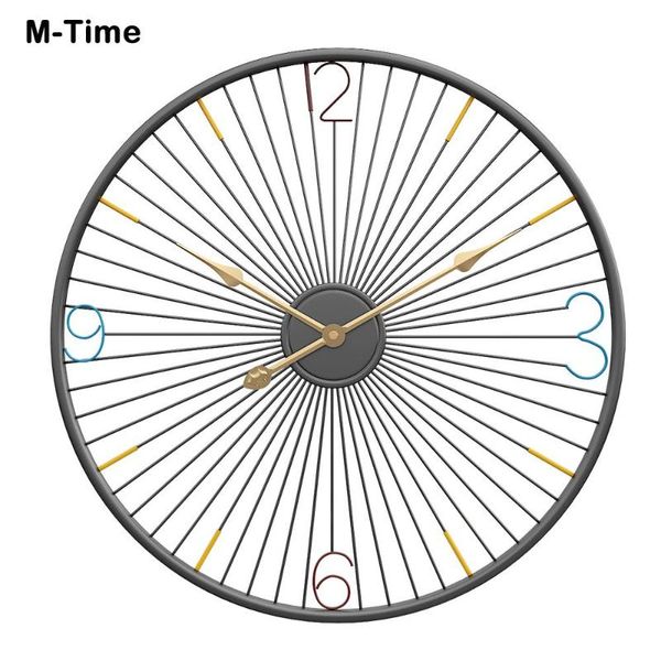 

60cm large wall clock 3d luxury clocks wall gold decoration living room creative home decor hanging watch gift reloj pared