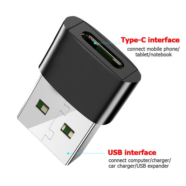 

usb 3.0 male to usb type c female otg data adapter converter type-c cable adapter for samsung xiaomi huawei
