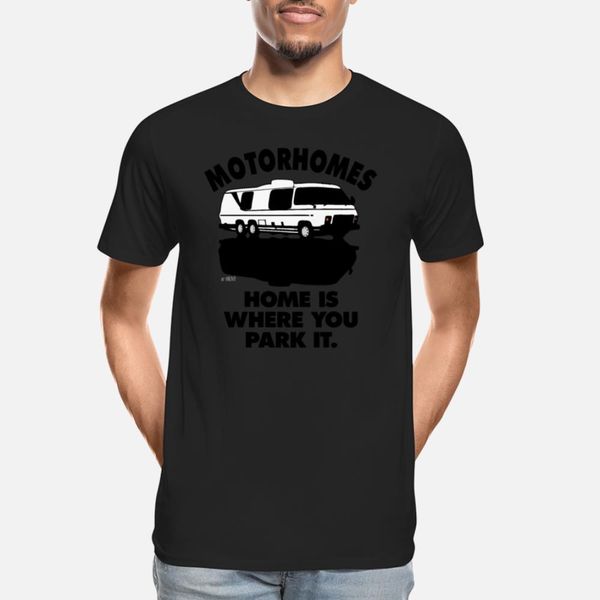 

motorhomes - home is where you park it - camping t shirt hip hop retro tracksuit hoodie sweatshirt