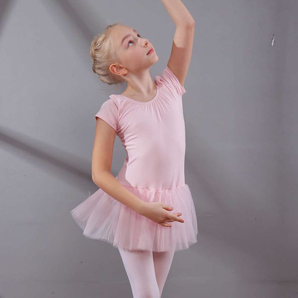 

drs, ballet, practice shawl skirt, short sve girl's children's dance summer, Blue