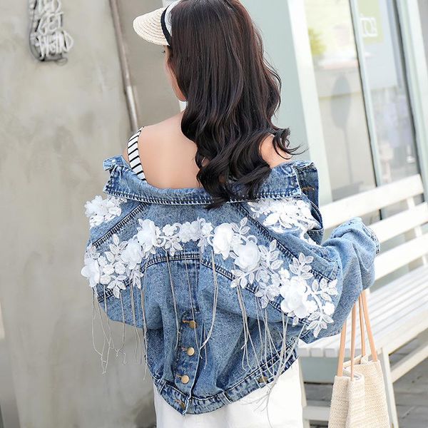 

spring and autumn new fashion denim coat, women's short and loose, korean version of students' versatile popular, Black;brown