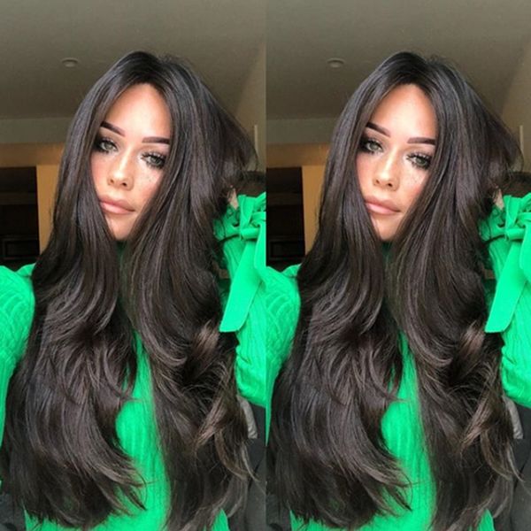 

kqhei medium length women's wiglong hair big wave black star rose net medium length curly women's wig wiglong hair big wave curly